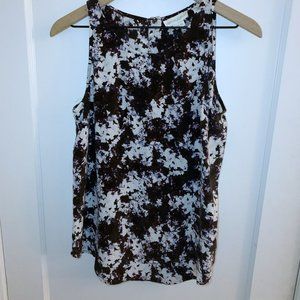 Cynthia Rowley 100% Silk Floral Sleeveless Top M
